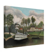 Henri Rousseau The Great Laundry Boat at Charenton Bridge painting