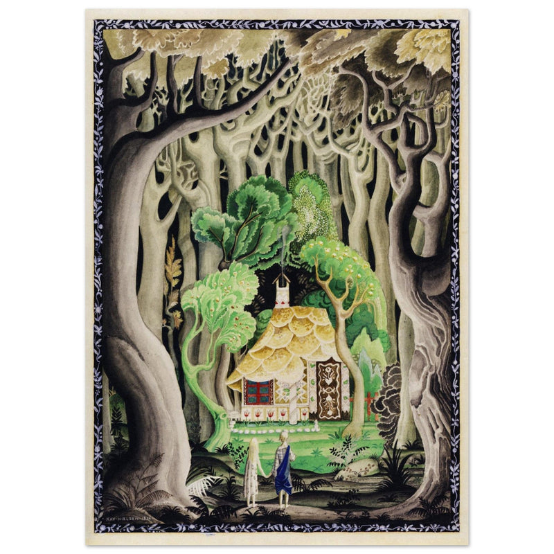 Kay Nielsen and his illustration  for Hansel and Gretel.