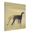 Greyhounds dogs by Hashimoto Kansetsu 1941 painting.