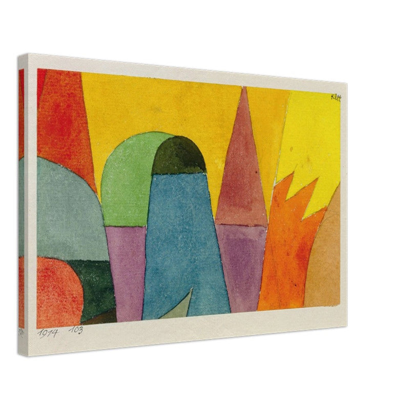 Paul Klee With the Mauve Triangle.