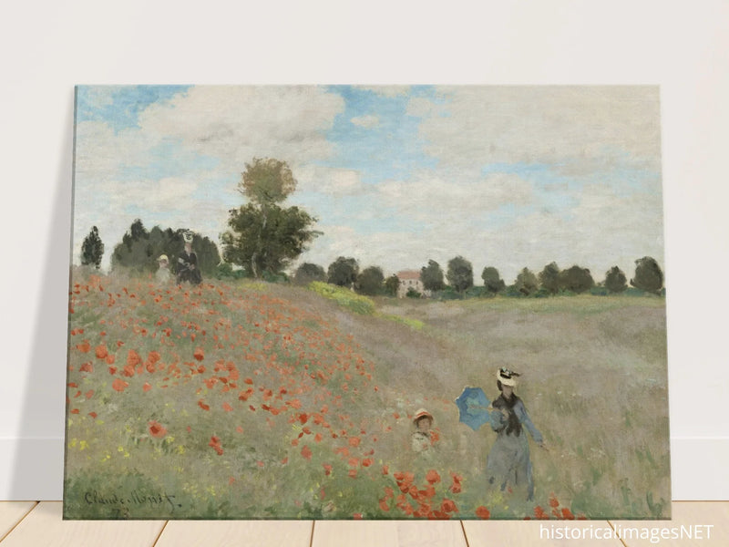Poppy Field by Claude Monet