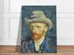 Self-portrait with grey felt hat by Vincent Van Gogh