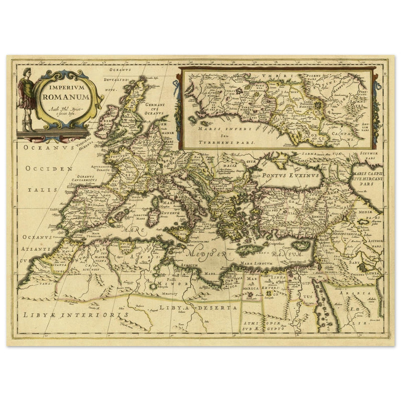 The Roman Empire ancient map by Phil Briet.