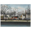 Henry Rousseau painting The Banlieue