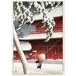 The Zojo Shrine in Shiba by Kawase Hasui
