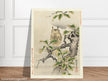 Owl on branch by Kano Tsunenobu, 1893.