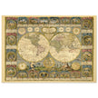 Ancient world map of 1776 by Abbe Clouet Double hemisphere world map.