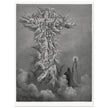 Gustave Dore illustration for The Divine Comedy by Dante Alighieri.  The Cross Paradise.