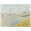 Georges Seurat The canal of Gravelines, in the direction of the sea.