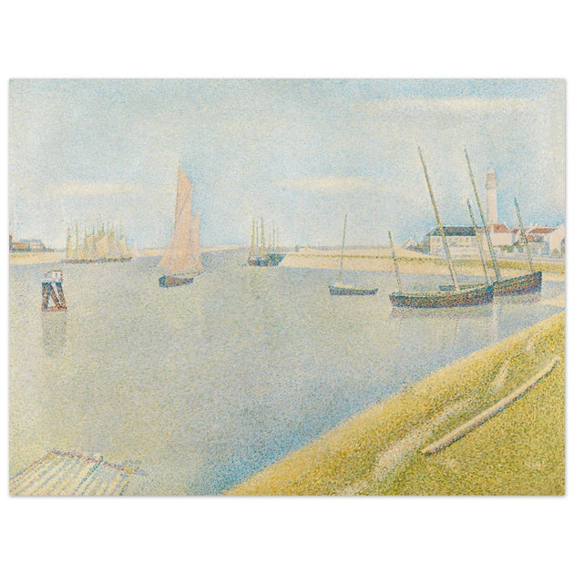 Georges Seurat The canal of Gravelines, in the direction of the sea.