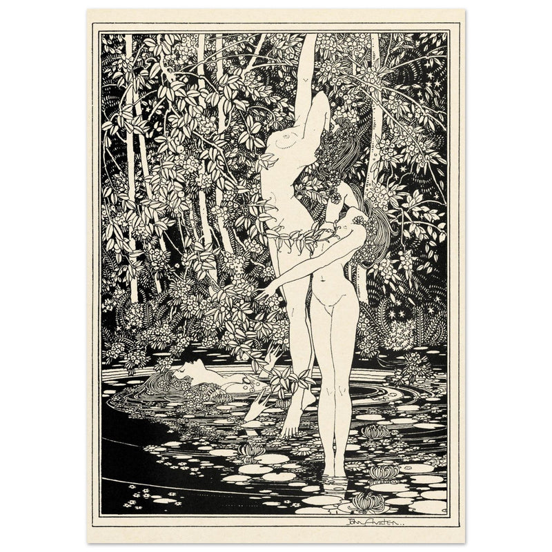John Austen illustration for Hamlet The death of Ophelia