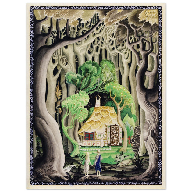 Kay Nielsen and his illustration  for Hansel and Gretel.