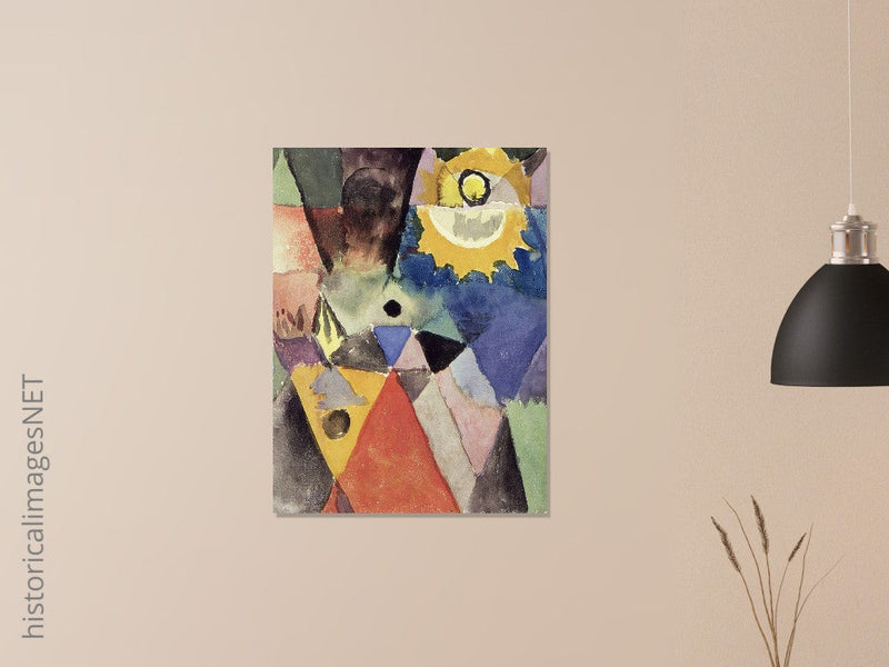 Paul Klee Mit der Gaslampe ( With the Gas Lamp ) 1915