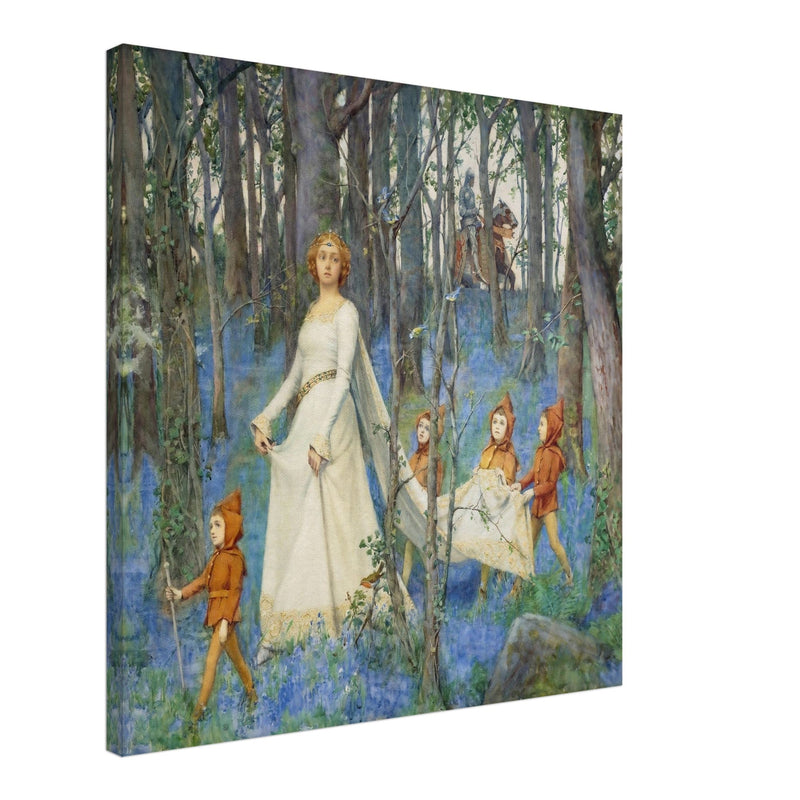 The Fairy Woods by Henry Meynell Rheam victorian painting reproduction.