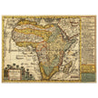 Africa ancient map of the XVIII century by Johann Georg Schreiber.
