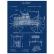 Road vehicle patent 540648 1895 by Charles Edgar Duryea. Automobile car history