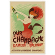 Pur Champagne Damery Epernay advertising vintage poster by Leonetto Cappiello.