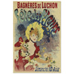 Bagneres de Luchon Fete de Fleurs Flower festival vintage poster.
