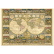 Ancient world map of 1776 by Abbe Clouet Double hemisphere world map.
