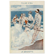 Poules d' Eau by Fabien Fabiano.  illustration of an illustration published in Fantasio Magazine in the 30s.