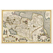 Ancient map of Russia by Jodocus Hondius  1633.