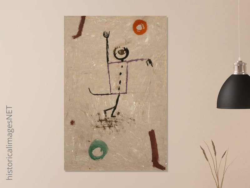 Paul Klee Arie des Tenor Buffo abstract painting.