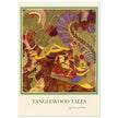 Edmund Dulac Tanglewood Tales illustration . The Dragon's Teeth Jason confronts the beat tha guards  Golden Fleece