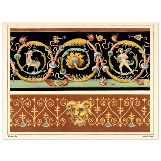 Roman wall paintings in Pompeii by Victor Steeger .