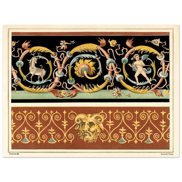 Roman wall paintings in Pompeii by Victor Steeger .