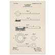 Toothbrush patent illustration by H E Sandiford.
