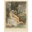 Paul Emile Becat erotic illustration Les Baiseres XX ( The Kisses ) The crown of flowers