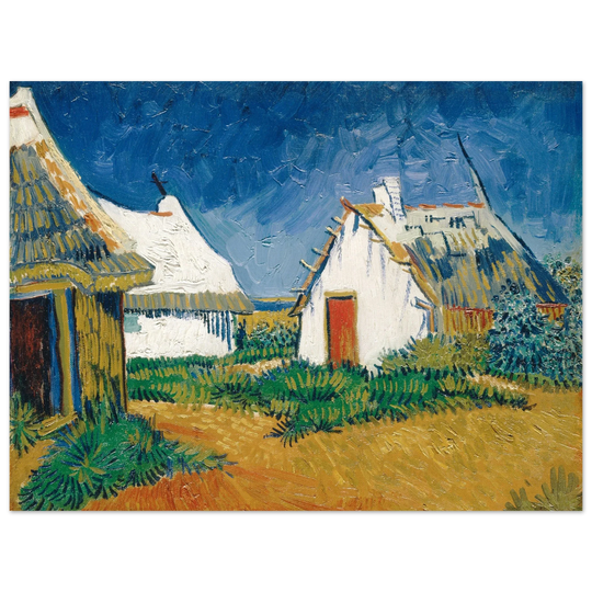 White Cottages at Saintes-Maries by Vincent Van Gogh