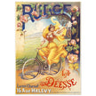 Rudge cycles vintage french advertising print  1900 by Peter Alfred Gross.