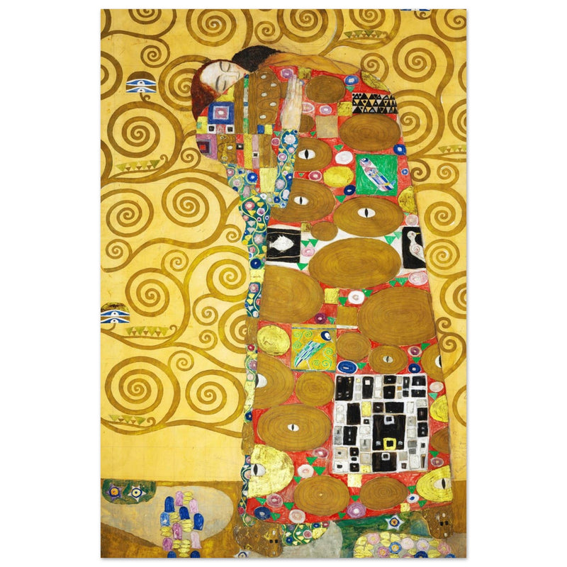 Gustav Klimt preparatory design for The lovers