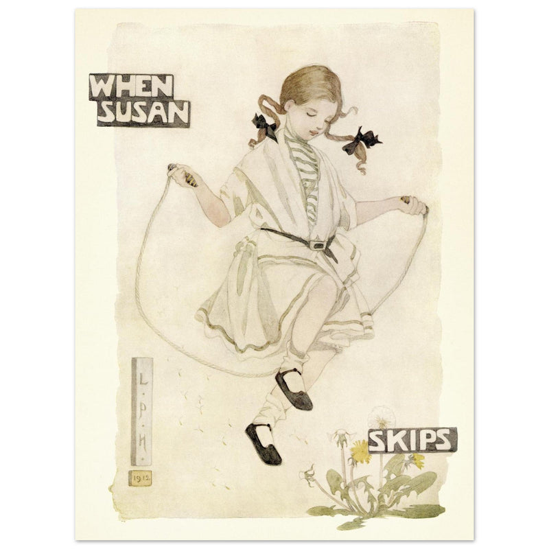 When Susan skips illustration by Lilian Price Hacker
