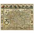 The Holy Roman Empire ancient map by Jan Jansson . Nova Germaniae Descriptio .