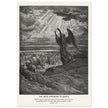 Gustave Dore The Bible engraving print . The angel appearing to Joshua .