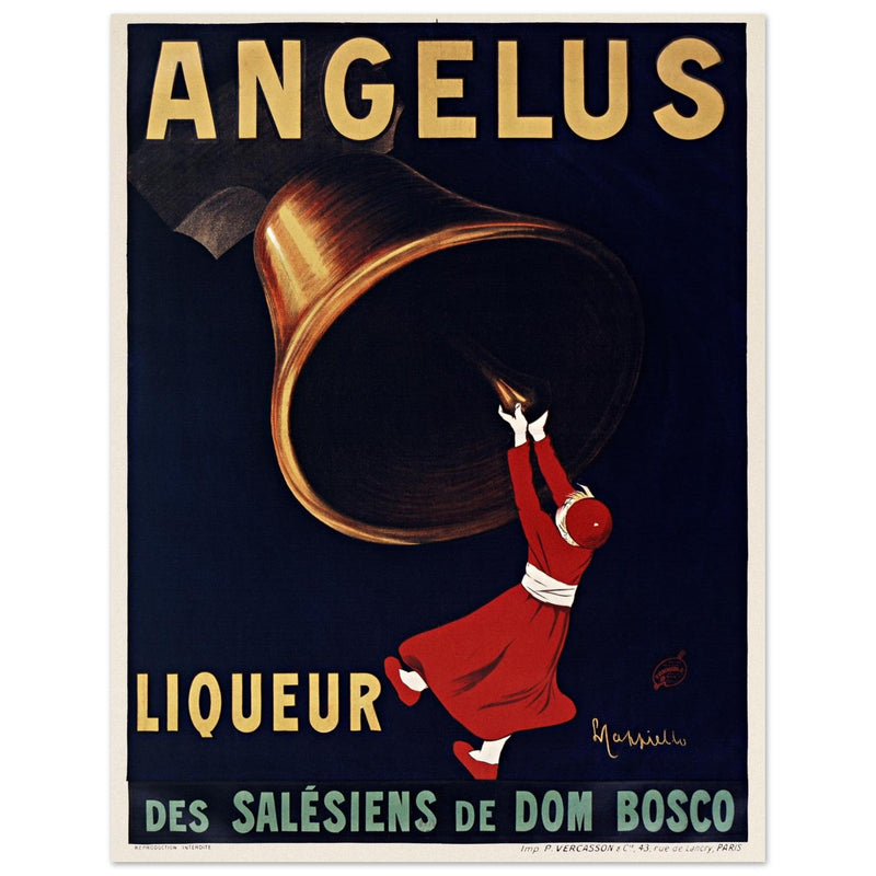 Angelus liqueur des Salesiens de dom Bosco advertising vintage poster by Leonetto Cappiello.