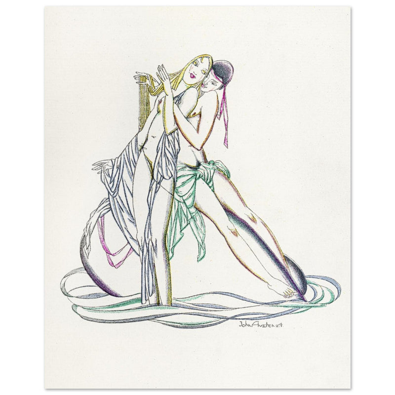 Daphnis and Chloe illustration by John Austen.