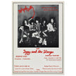 Iggy and the Stooges vintage concert poster. Performance in Memphis in 1973.