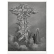 Gustave Dore illustration for The Divine Comedy by Dante Alighieri.  The Cross Paradise.