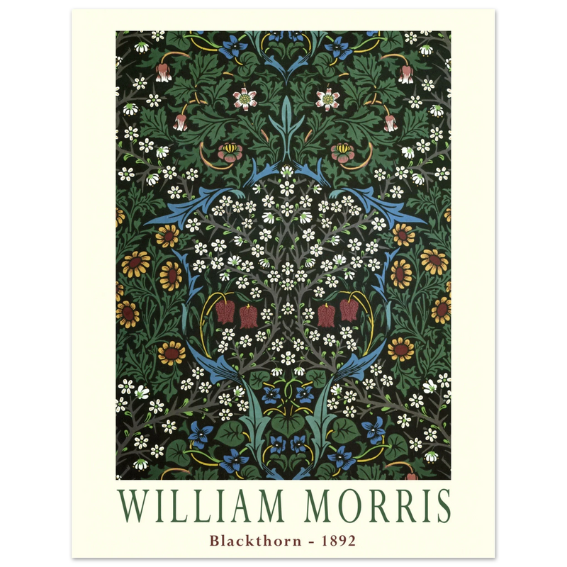 William Morris Blackthorn 1892.