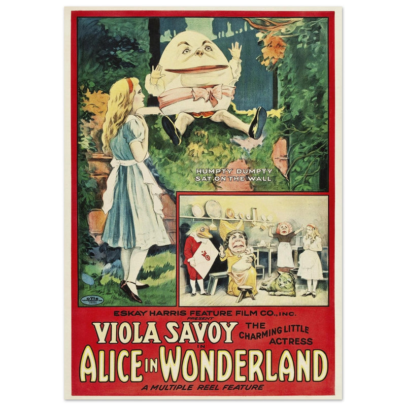 Alice in Wonderland movie poster.