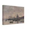 Bordeaux  the Harbor France by Eugene Boudin 1874.