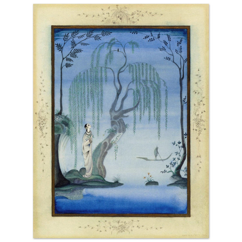 Kay Nielsen and his illustration The Nightingale from Fairy Tales by Hans Andersen.