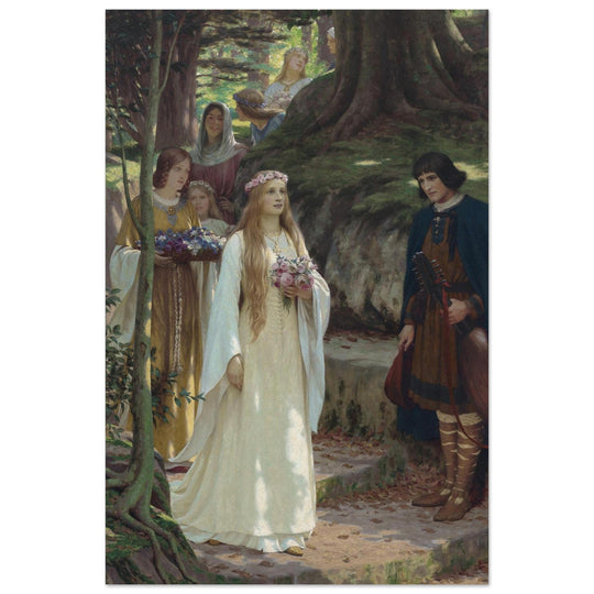 Edmund Blair Leighton painting  My Lady Passeth By