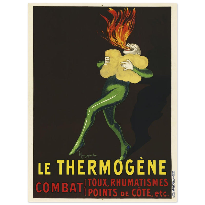 Le Thermogene vintage 1928 advertising poster by Leonetto Cappiello.