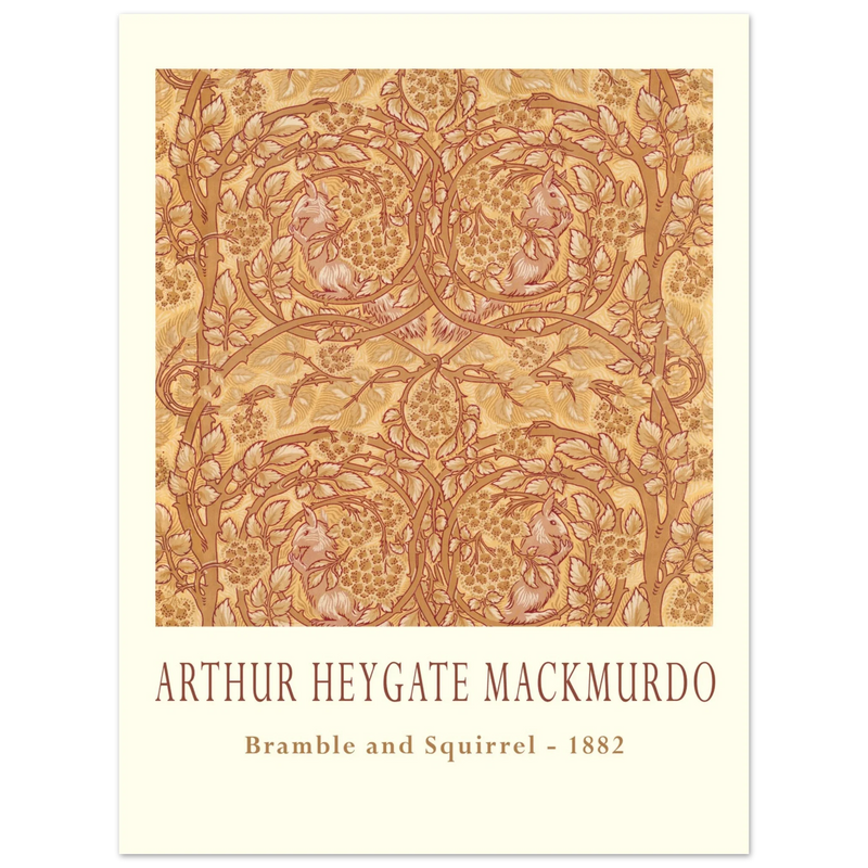 Arthur Heygate Mackmurdo Bramble and Squirrel .