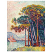 Paul Signac Antibes (la pinede) Pine trees painting