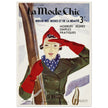 La Mode Chic old vintage fashion magazine cover from the 30s. January 1936.
